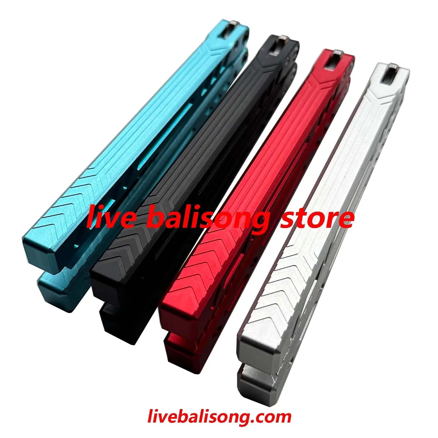 ARMED SHARK 7075 Aluminum Barebones Balisong Trainer Clone livebalisong