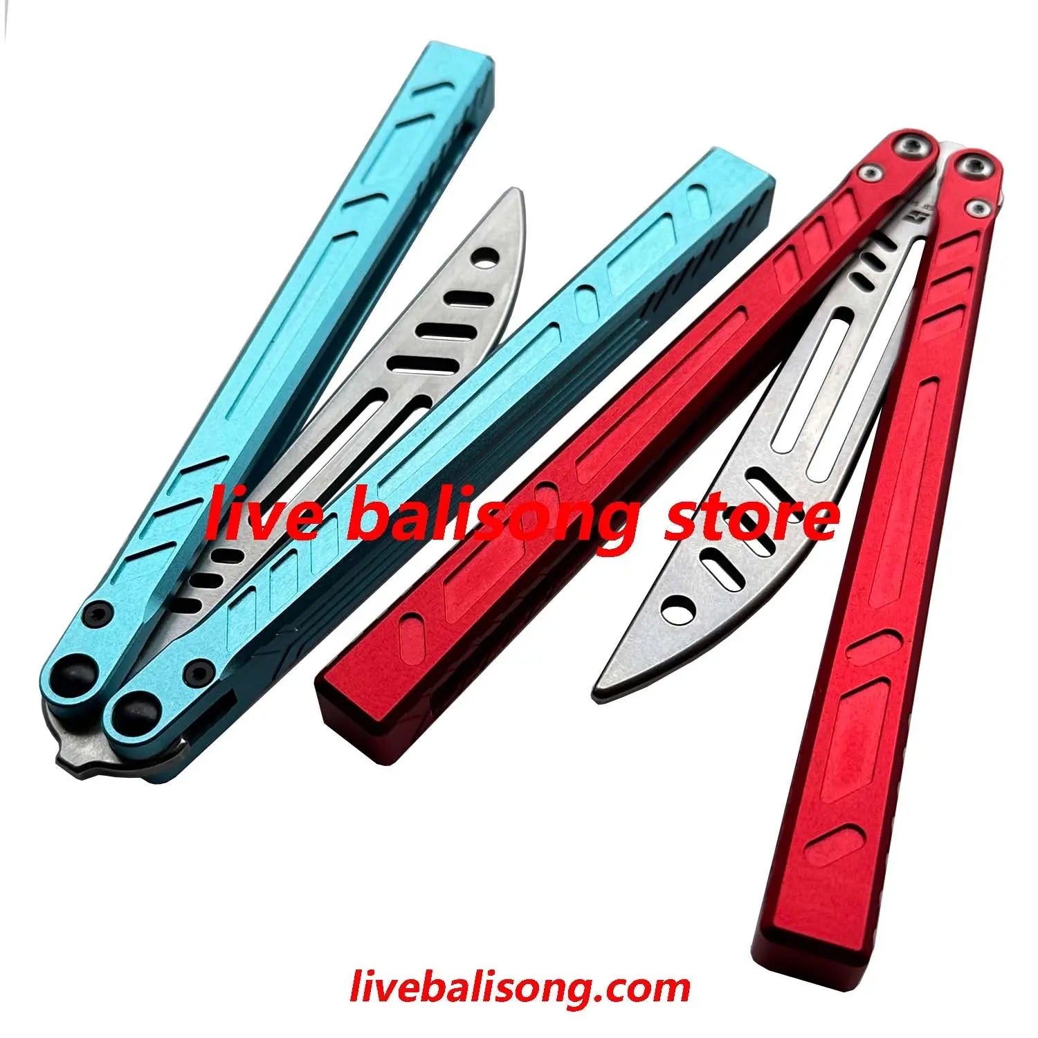 ARMED SHARK 7075 Aluminum Barebones Balisong Trainer Clone livebalisong