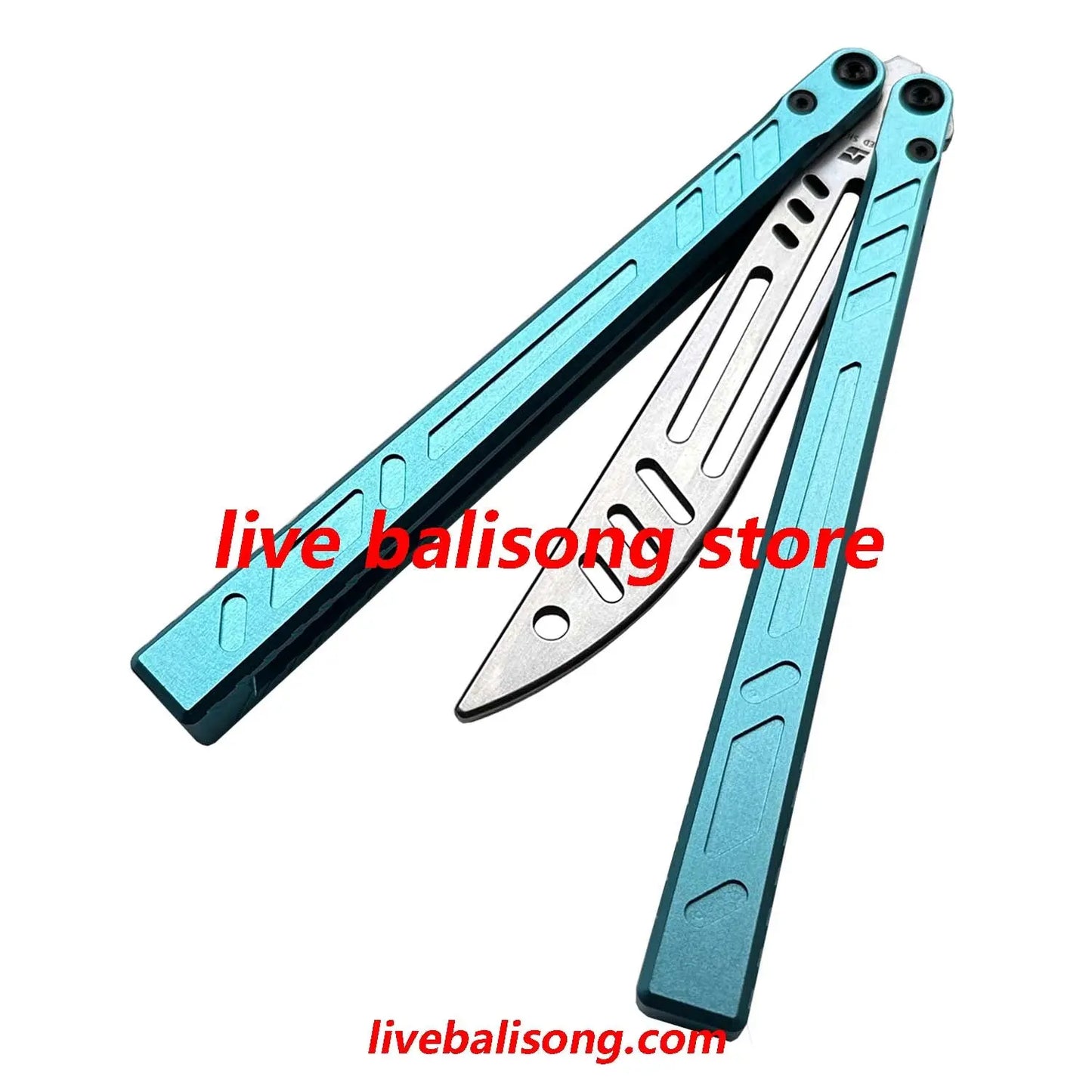 ARMED SHARK 7075 Aluminum Barebones Balisong Trainer Clone livebalisong