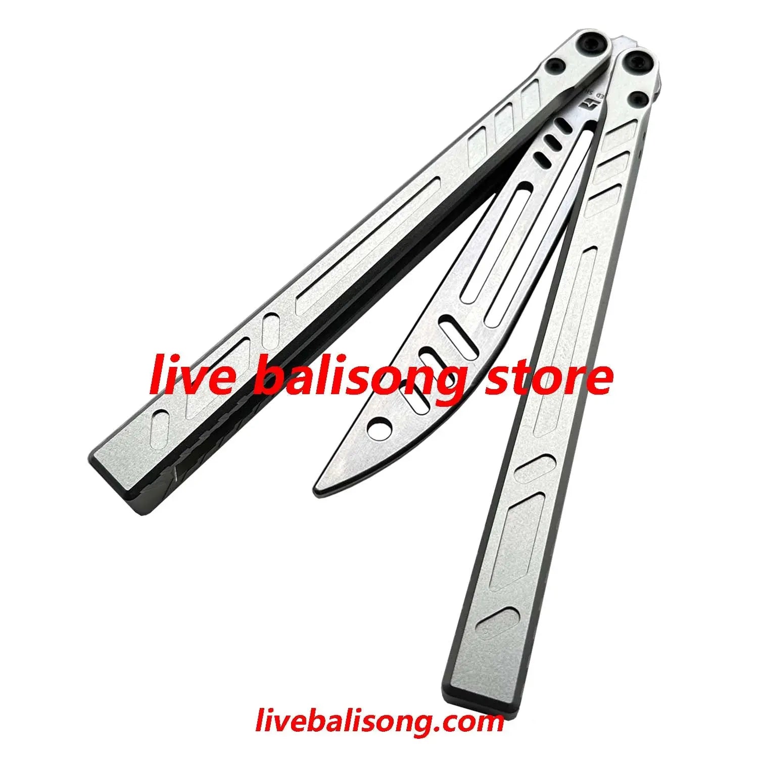 ARMED SHARK 7075 Aluminum Barebones Balisong Trainer Clone livebalisong