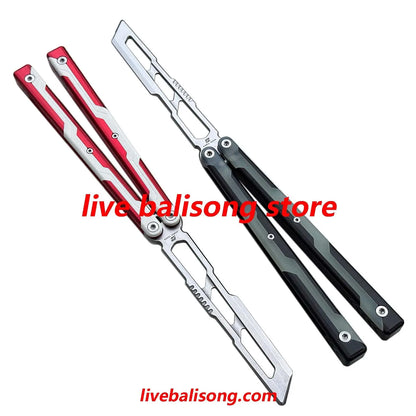 ARMED SHARK Ajax Balisong Trainer 7075 Aluminum +G10 Handle livebalisong