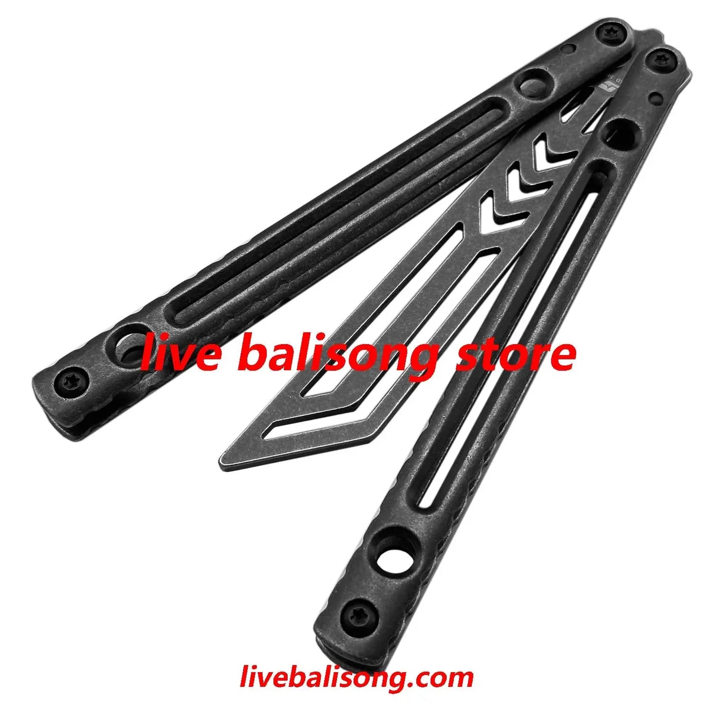 ARMED SHARK Danger Wanderer Balisong Trainer Bushings System Stainless steel Handle livebalisong