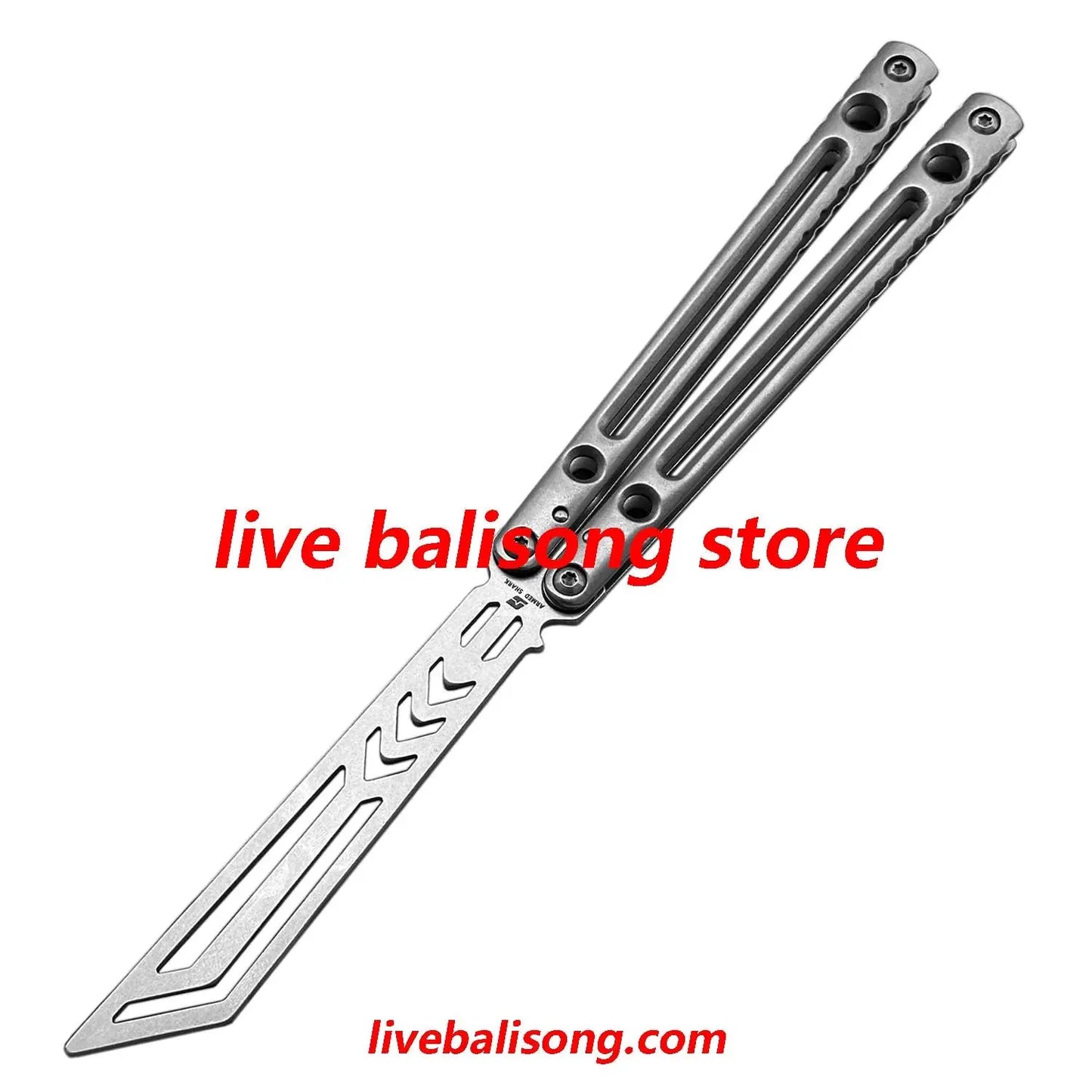 ARMED SHARK Danger Wanderer Balisong Trainer Bushings System Stainless steel Handle livebalisong