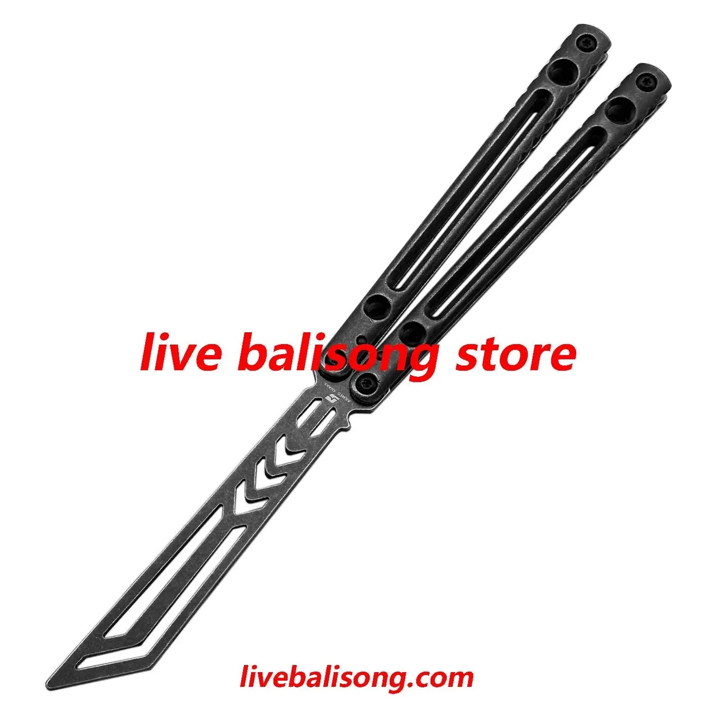 ARMED SHARK Danger Wanderer Balisong Trainer Bushings System Stainless steel Handle livebalisong