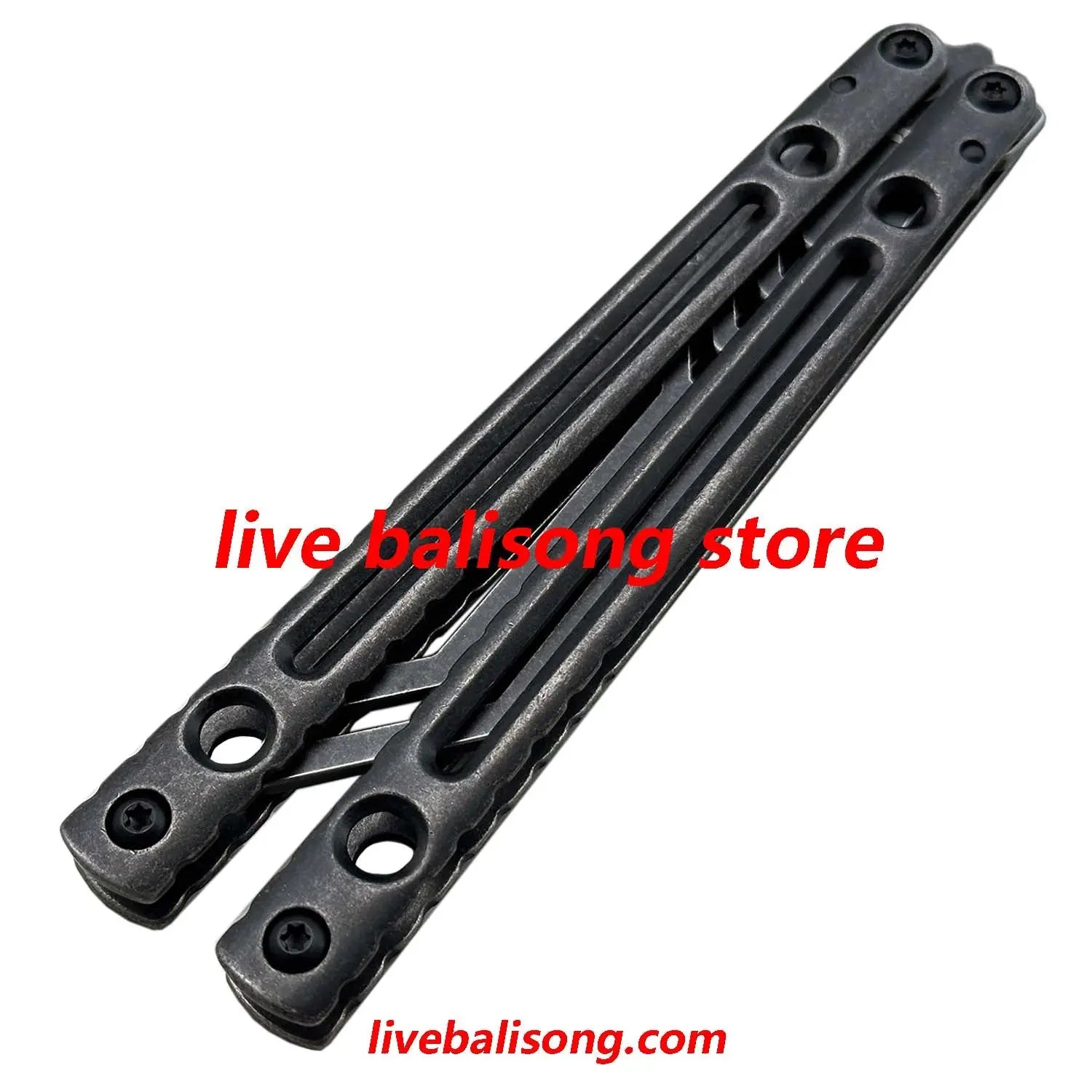 ARMED SHARK Danger Wanderer Balisong Trainer Bushings System Stainless steel Handle livebalisong