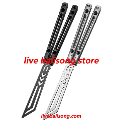 ARMED SHARK Danger Wanderer Balisong Trainer Bushings System Stainless steel Handle livebalisong