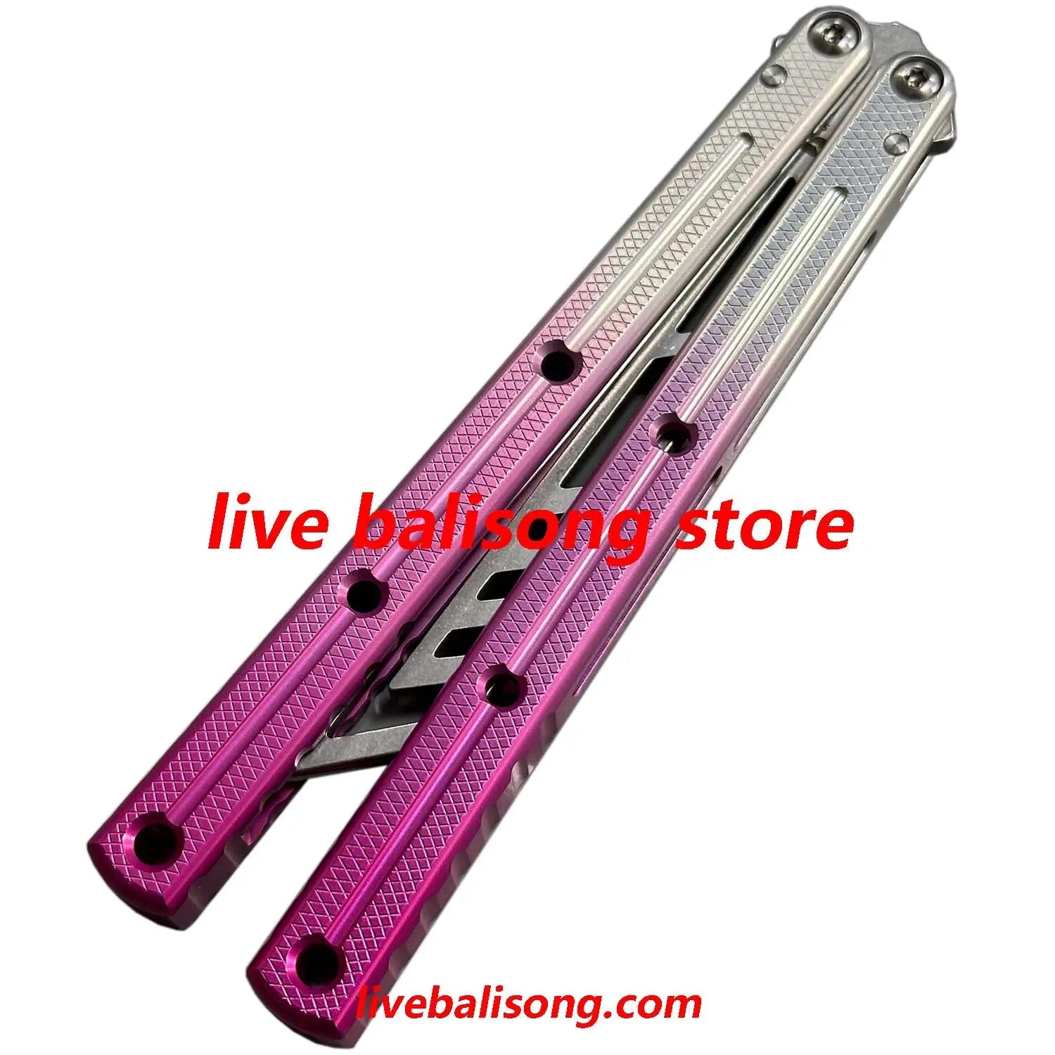 ARMED SHARK Double-Slot Speed Channel Kraken V3 Balisong Trainer Clone livebalisong