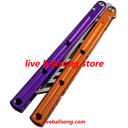 ARMED SHARK Double-Slot Speed Channel Kraken V3 Balisong Trainer Clone livebalisong