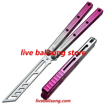 ARMED SHARK Double-Slot Speed Channel Kraken V3 Balisong Trainer Clone livebalisong