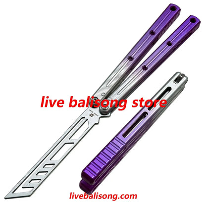 ARMED SHARK Double-Slot Speed Channel Kraken V3 Balisong Trainer Clone livebalisong