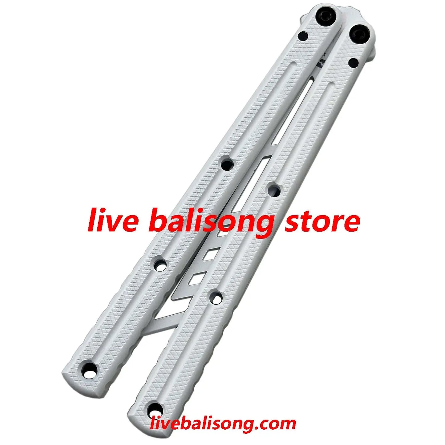 ARMED SHARK Ghost Balisong Trainer Clone Ceramic Coating livebalisong