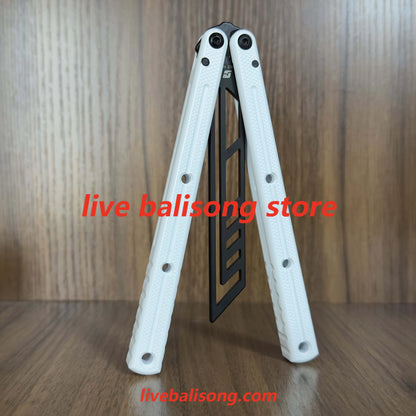 ARMED SHARK Ghost Balisong Trainer Clone Ceramic Coating livebalisong