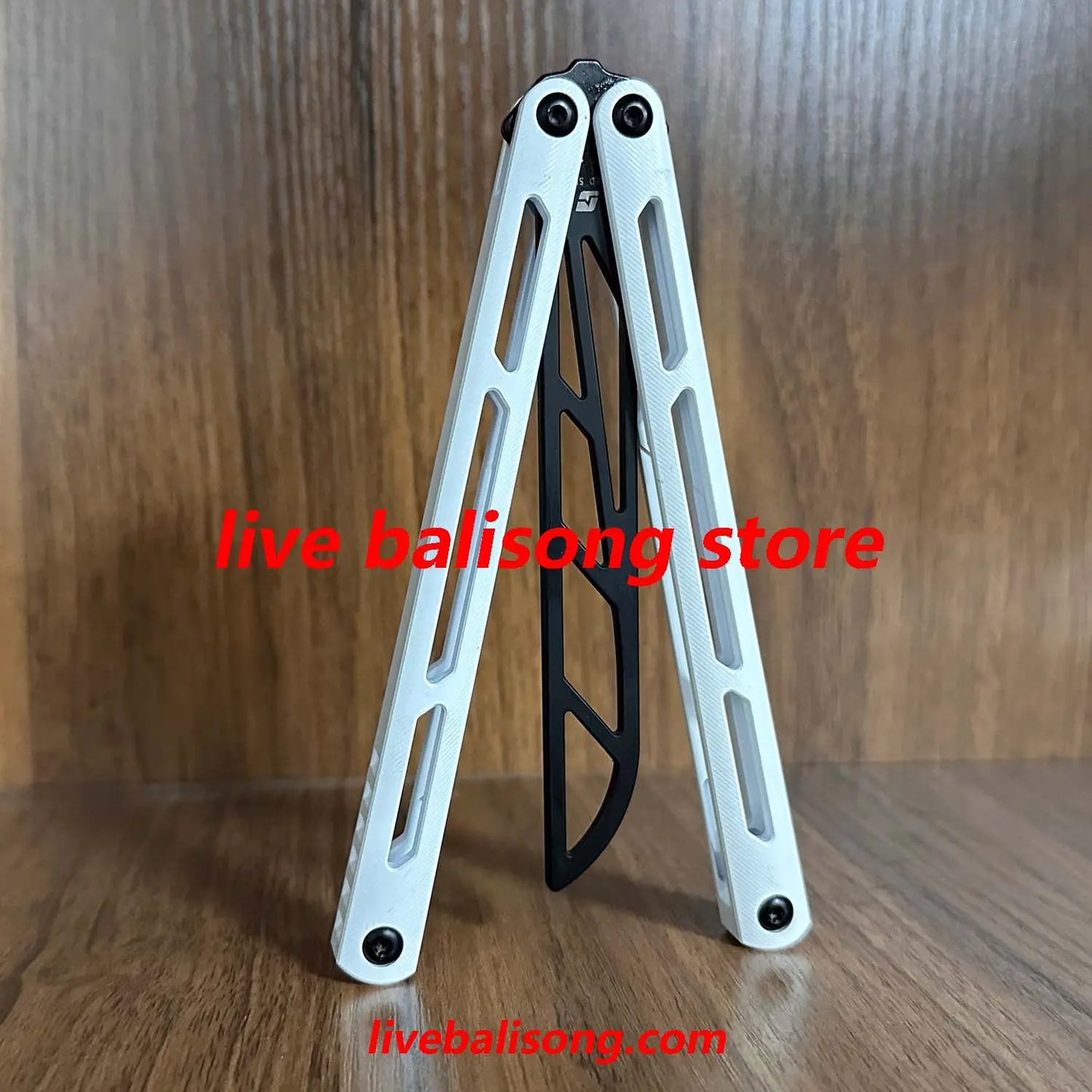 ARMED SHARK Ghost Balisong Trainer Clone Ceramic Coating livebalisong