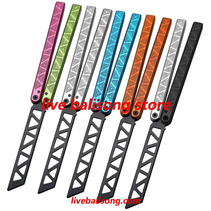 ARMED SHARK Glidr Original 4 Balisong Trainer Clone 7075 Aluminum Handle livebalisong