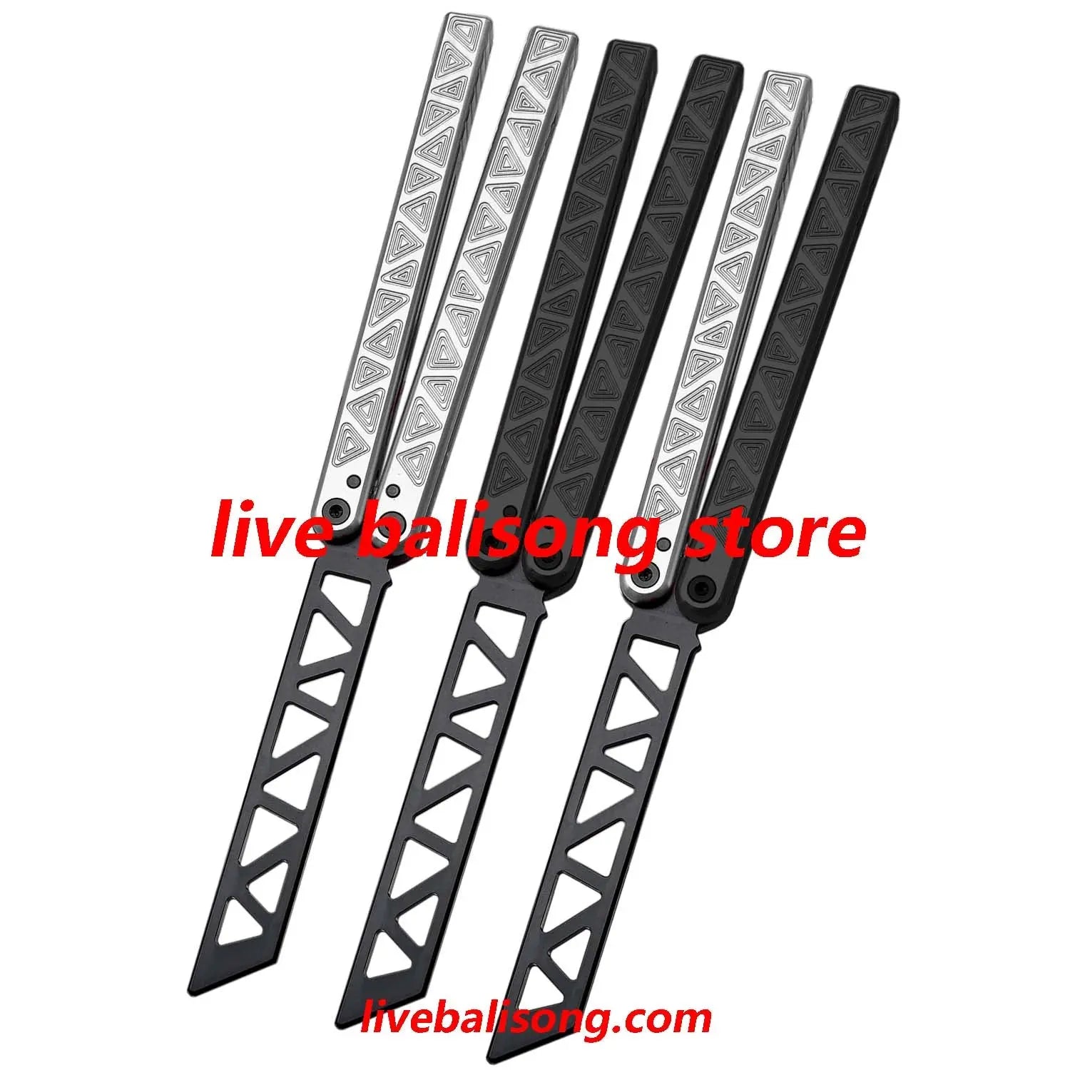 ARMED SHARK Glidr Original 4 Balisong Trainer Clone 7075 Aluminum Handle livebalisong