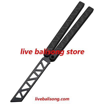 ARMED SHARK Glidr Original 4 Balisong Trainer Clone 7075 Aluminum Handle livebalisong