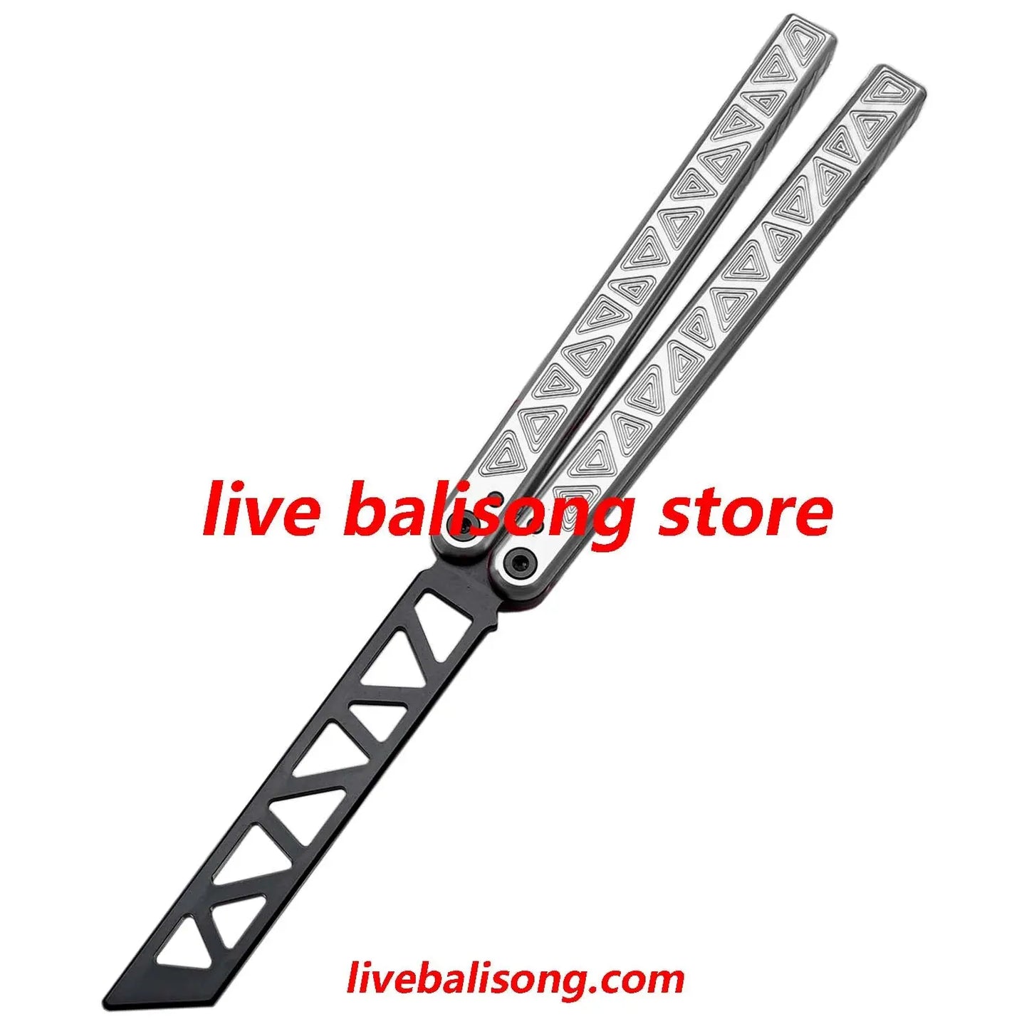 ARMED SHARK Glidr Original 4 Balisong Trainer Clone 7075 Aluminum Handle livebalisong