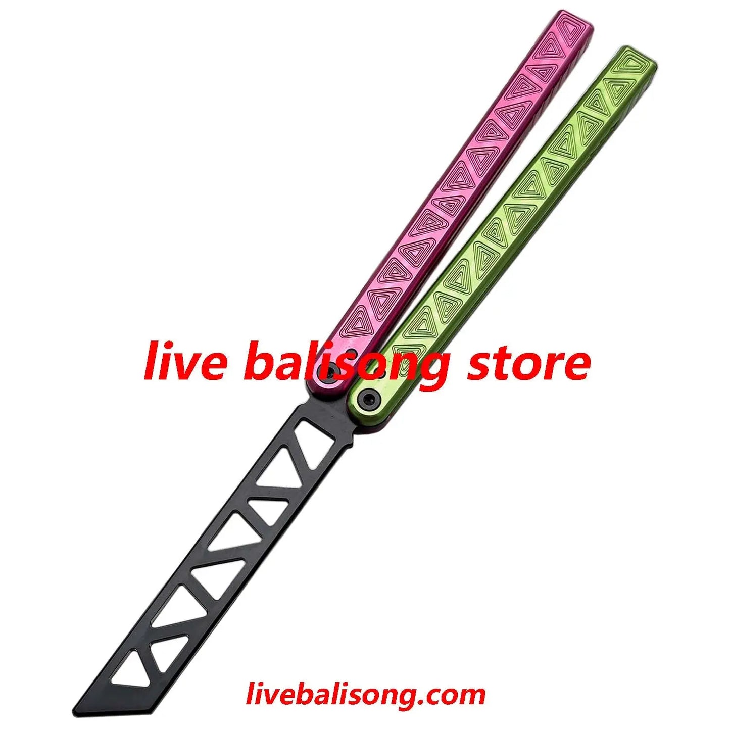 ARMED SHARK Glidr Original 4 Balisong Trainer Clone 7075 Aluminum Handle livebalisong