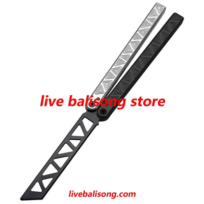 ARMED SHARK Glidr Original 4 Balisong Trainer Clone 7075 Aluminum Handle livebalisong