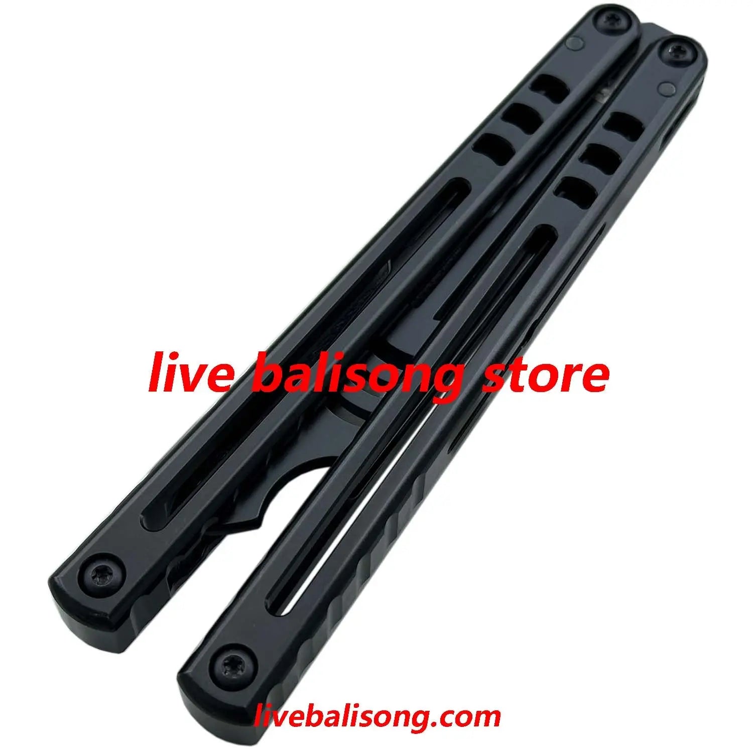 ARMED SHARK Madko Balisong Trainer Clone Titanium Handle livebalisong