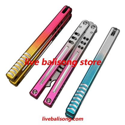 ARMED SHARK Mako V4.5 Clone Bottle Opener Balisong Trainer Bushings system livebalisong