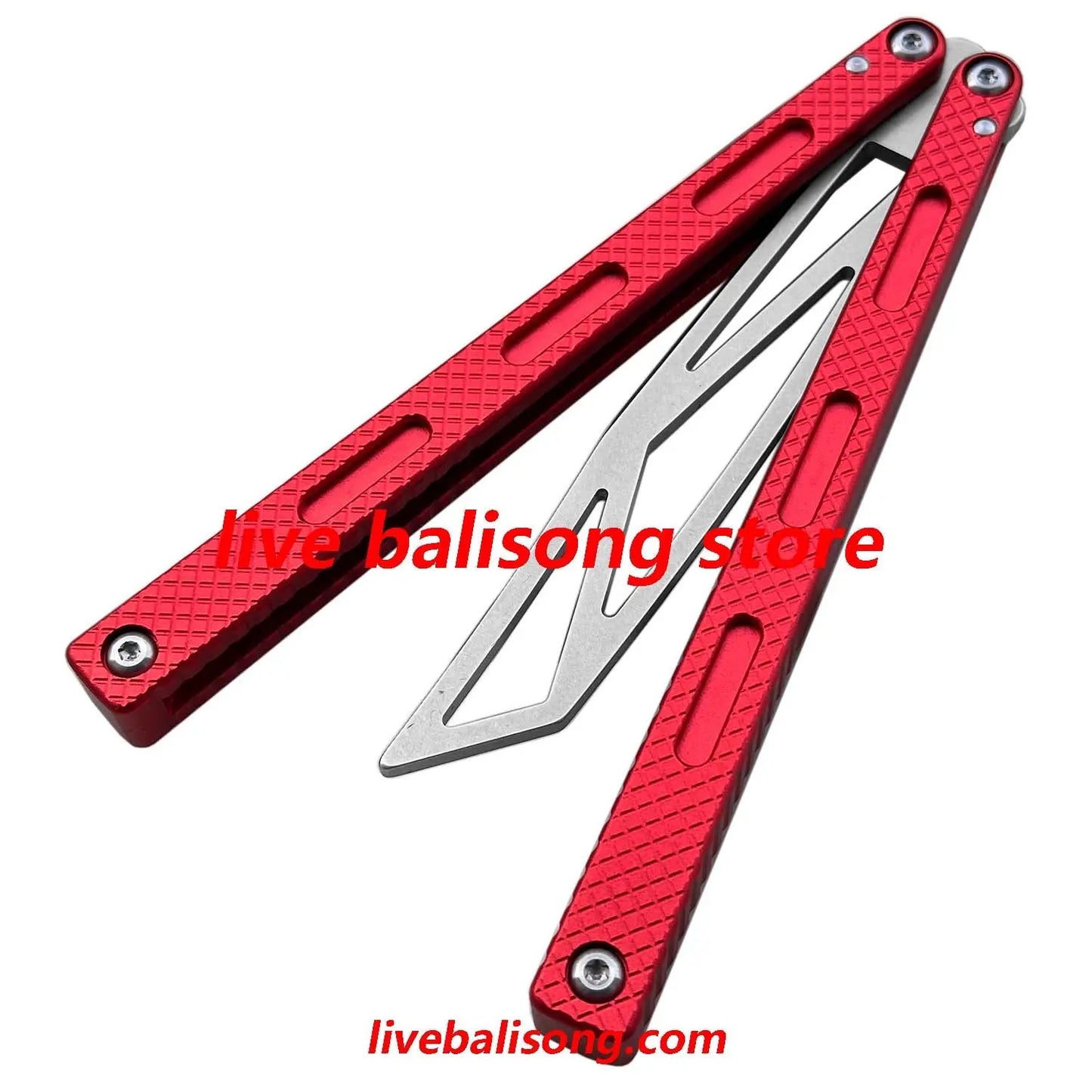 Apocalypse Prysma Balisong Trainer Clone 7075 Aluminum Handle Bushings System livebalisong