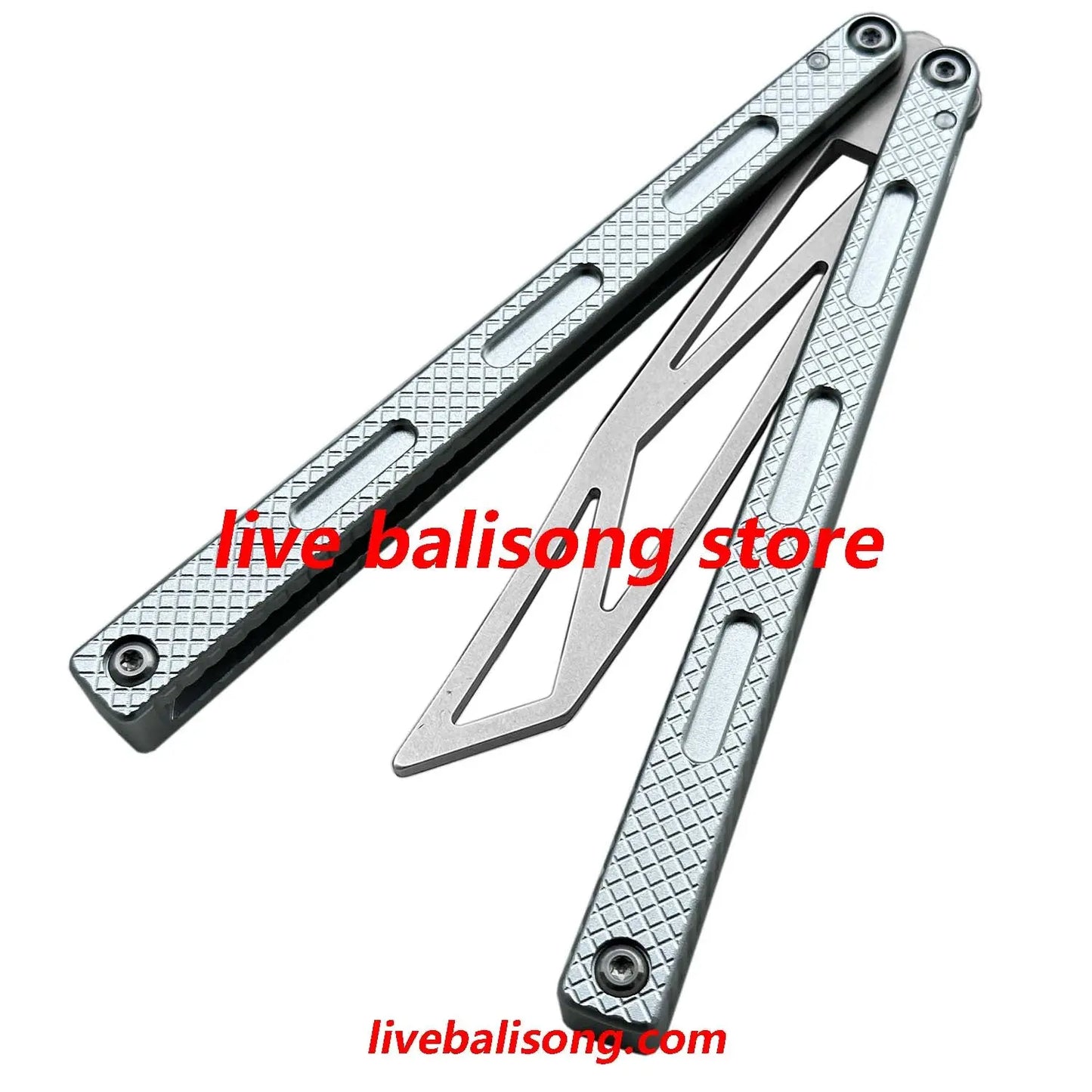 Apocalypse Prysma Balisong Trainer Clone 7075 Aluminum Handle Bushings System livebalisong