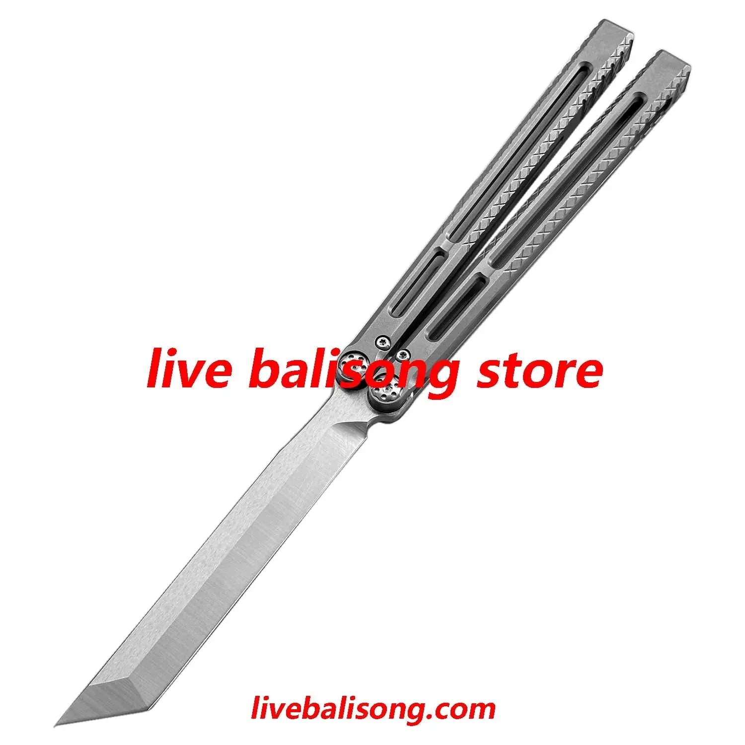 BaliX Telesto Balisong Clone Titanium Handle livebalisong