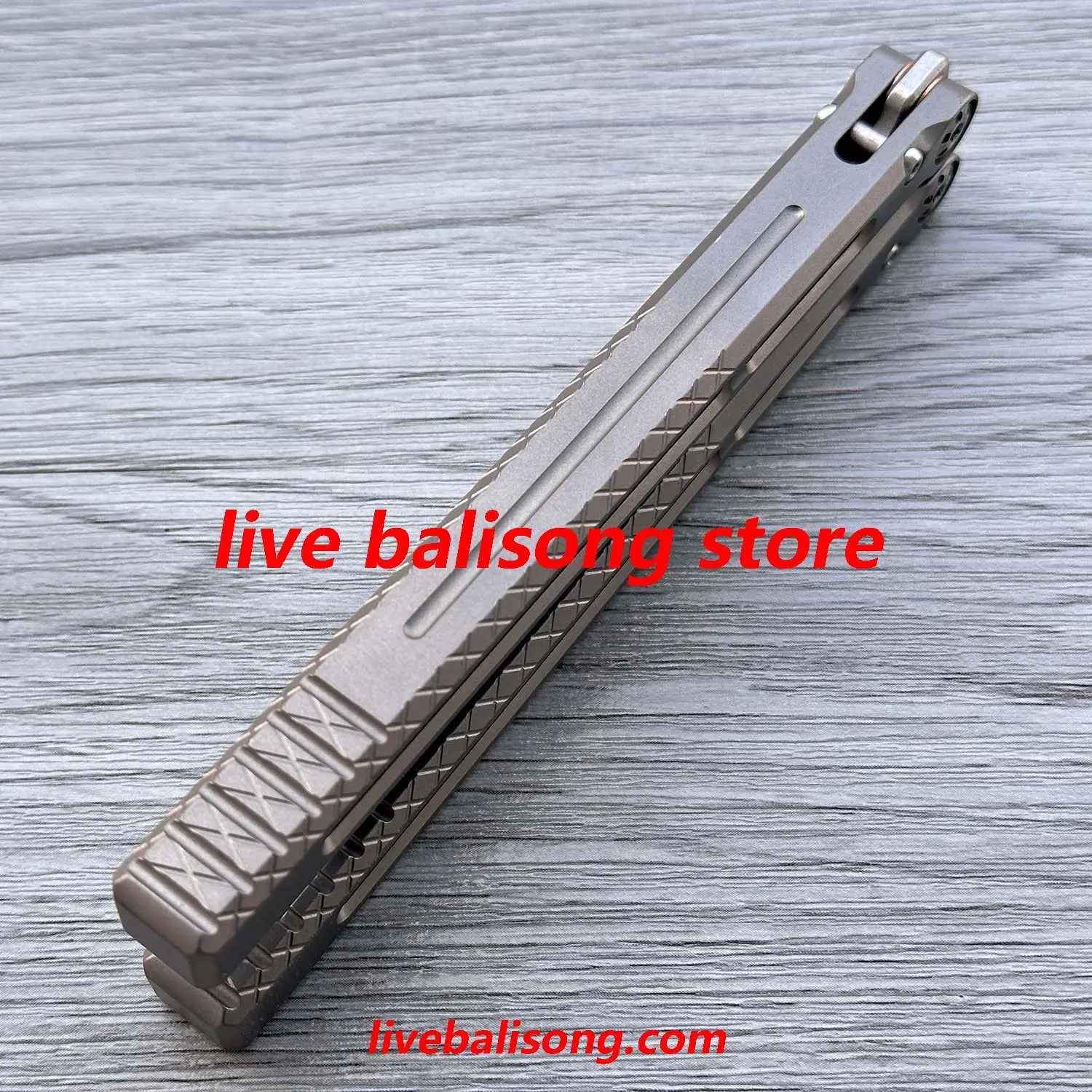 BaliX Telesto Balisong Clone Titanium Handle livebalisong