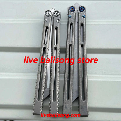 BaliX Telesto Balisong Clone Titanium Handle livebalisong