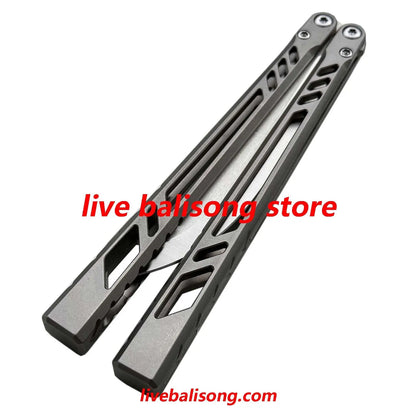 BaliX Ti Barebones Balisong Clone Titanium Handle Bushing System livebalisong