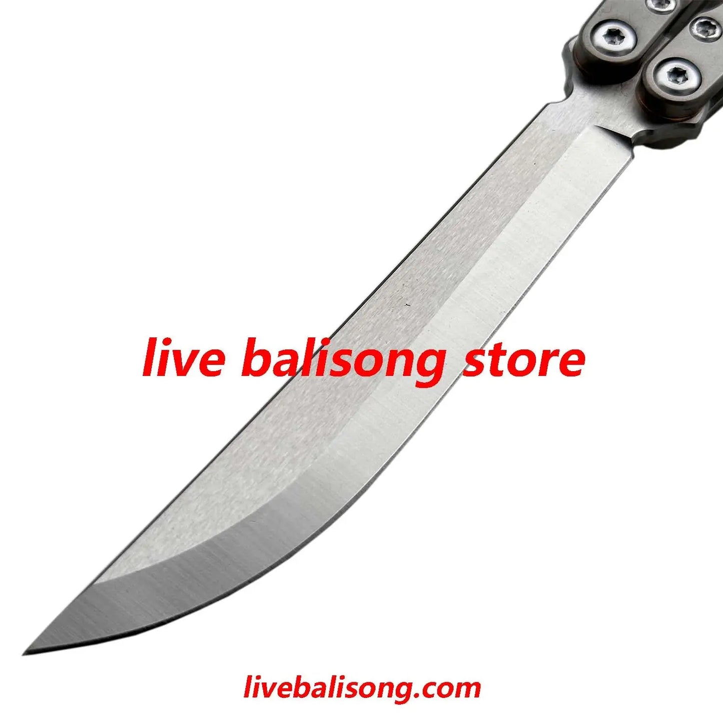 BaliX Ti Barebones Balisong Clone Titanium Handle Bushing System livebalisong