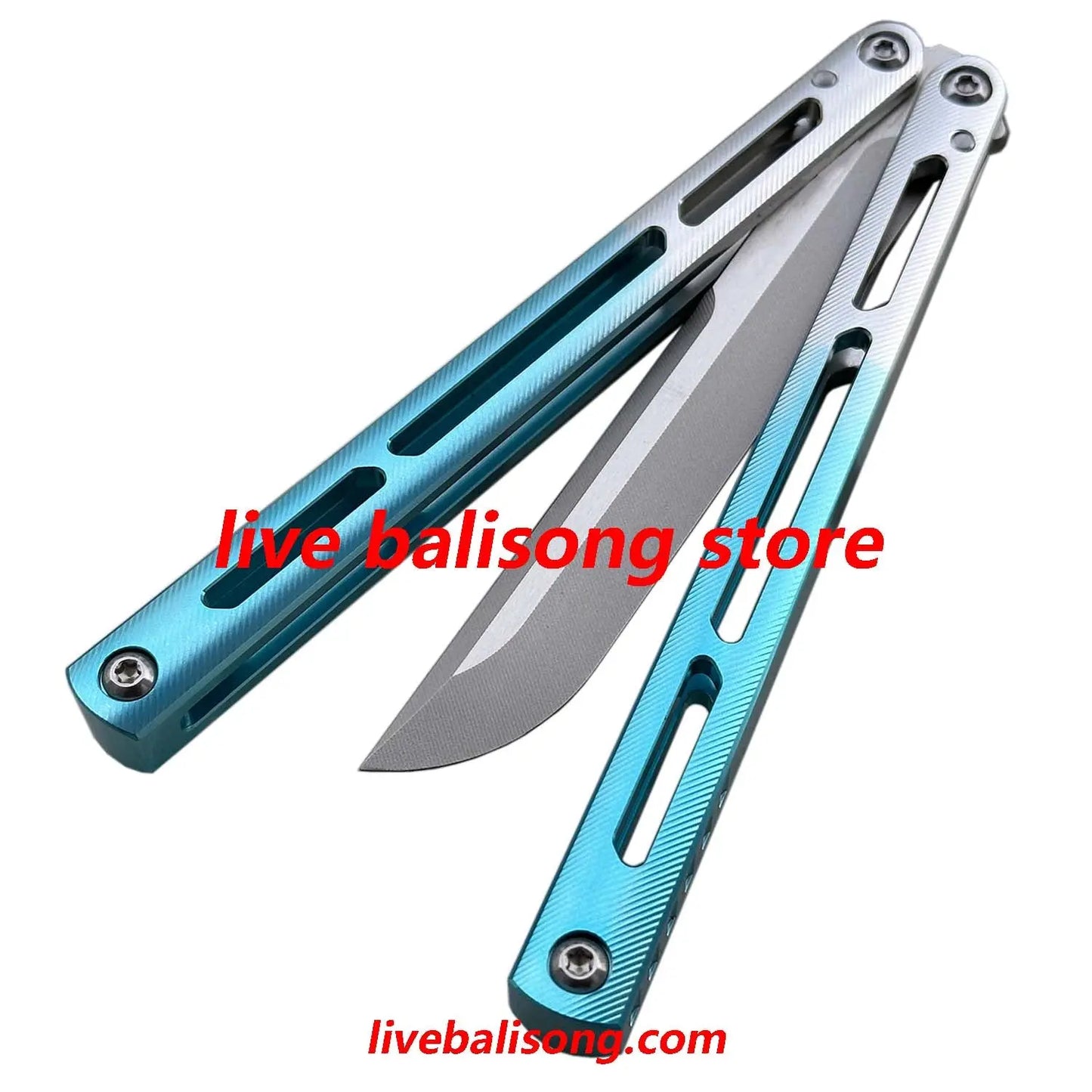 Baliplus Aluminum Tsunami Balisong Clone 7075 Aluminum Handle livebalisong