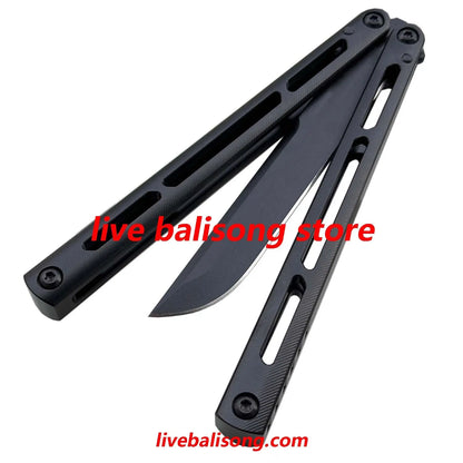 Baliplus Aluminum Tsunami Balisong Clone 7075 Aluminum Handle livebalisong