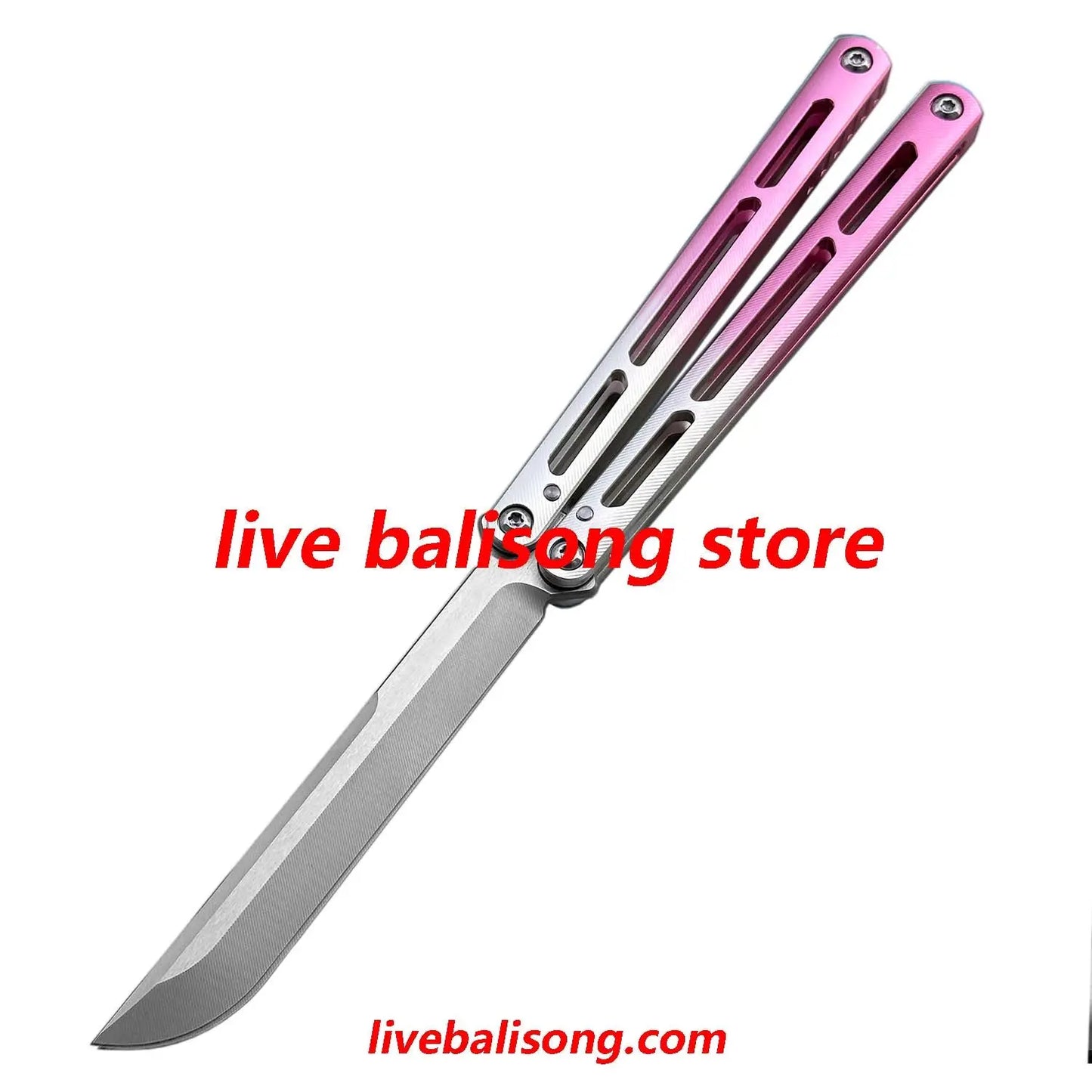 Baliplus Aluminum Tsunami Balisong Clone 7075 Aluminum Handle livebalisong