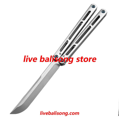 Baliplus Aluminum Tsunami Balisong Clone 7075 Aluminum Handle livebalisong