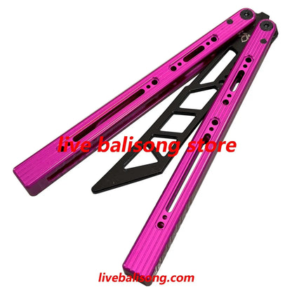 Newera Sunshine Original Balisong 7075 Aluminum Handle Bushing System livebalisong