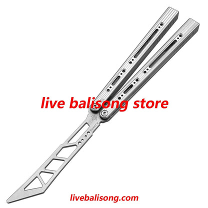 Newera Sunshine Original Balisong 7075 Aluminum Handle Bushing System livebalisong