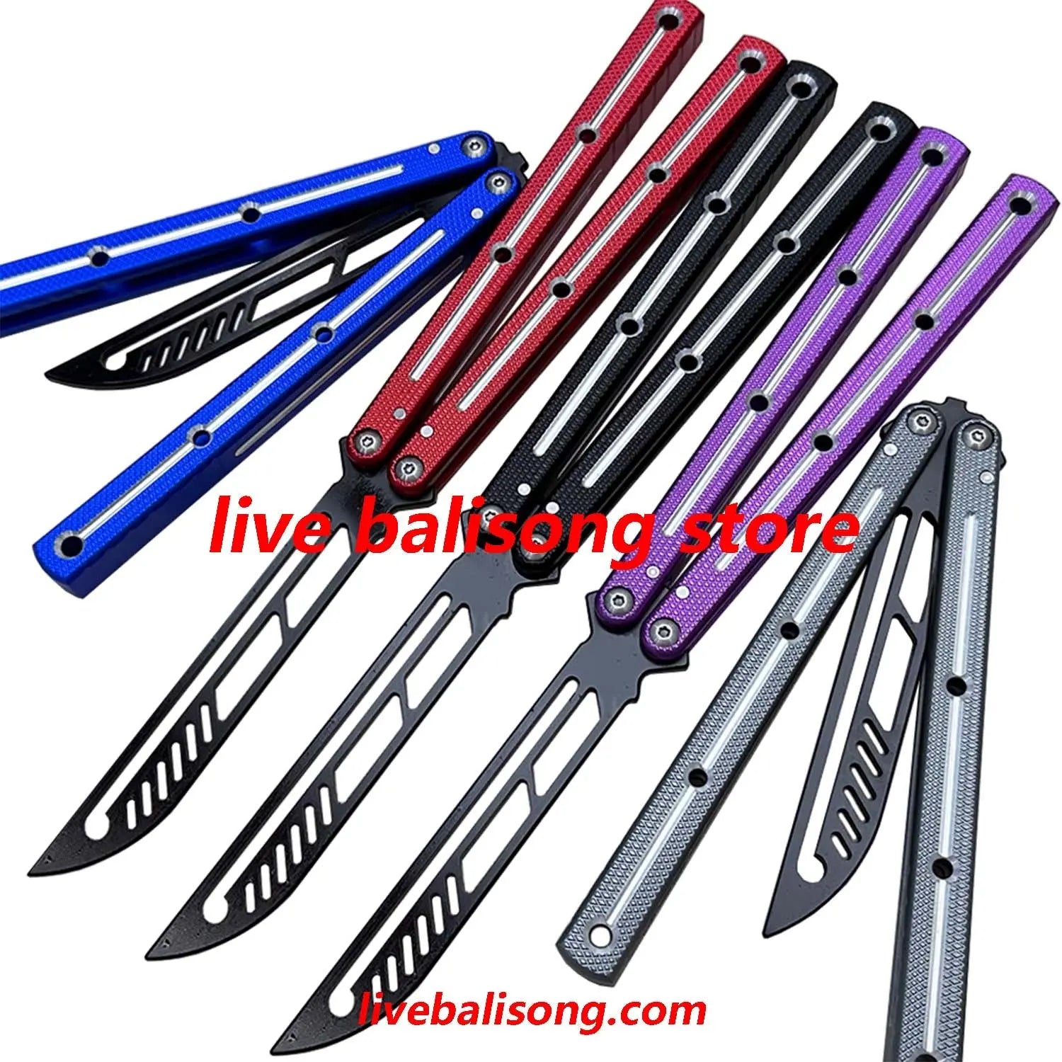 TOUCH TIMES Kraken V3 Balisong Trainer Clone 6061 Aluminum Handle livebalisong