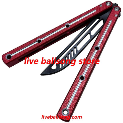 TOUCH TIMES Kraken V3 Balisong Trainer Clone 6061 Aluminum Handle livebalisong