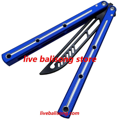 TOUCH TIMES Kraken V3 Balisong Trainer Clone 6061 Aluminum Handle livebalisong