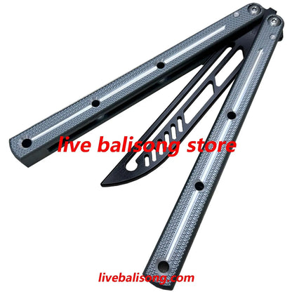 TOUCH TIMES Kraken V3 Balisong Trainer Clone 6061 Aluminum Handle livebalisong