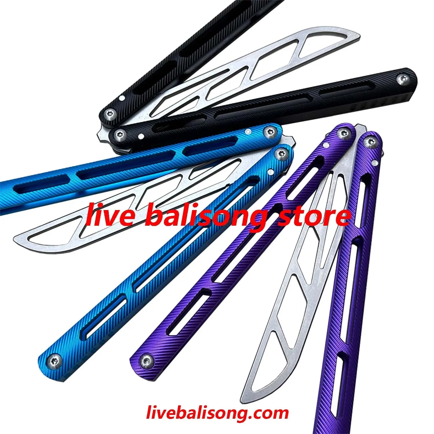 TOUCH TIMES Tsunami Balisong TrainerClone 7075 Aluminum Handle livebalisong