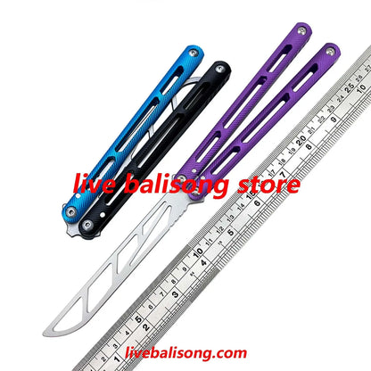 TOUCH TIMES Tsunami Balisong TrainerClone 7075 Aluminum Handle livebalisong