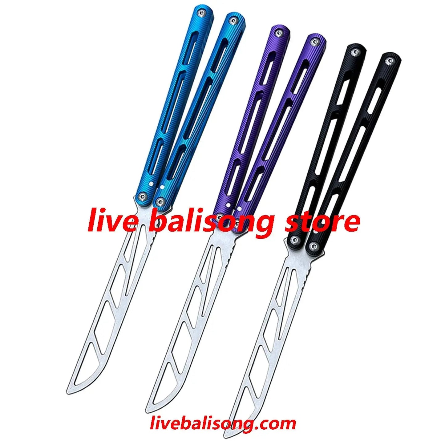 TOUCH TIMES Tsunami Balisong TrainerClone 7075 Aluminum Handle livebalisong