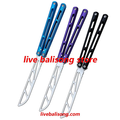 TOUCH TIMES Tsunami Balisong TrainerClone 7075 Aluminum Handle livebalisong