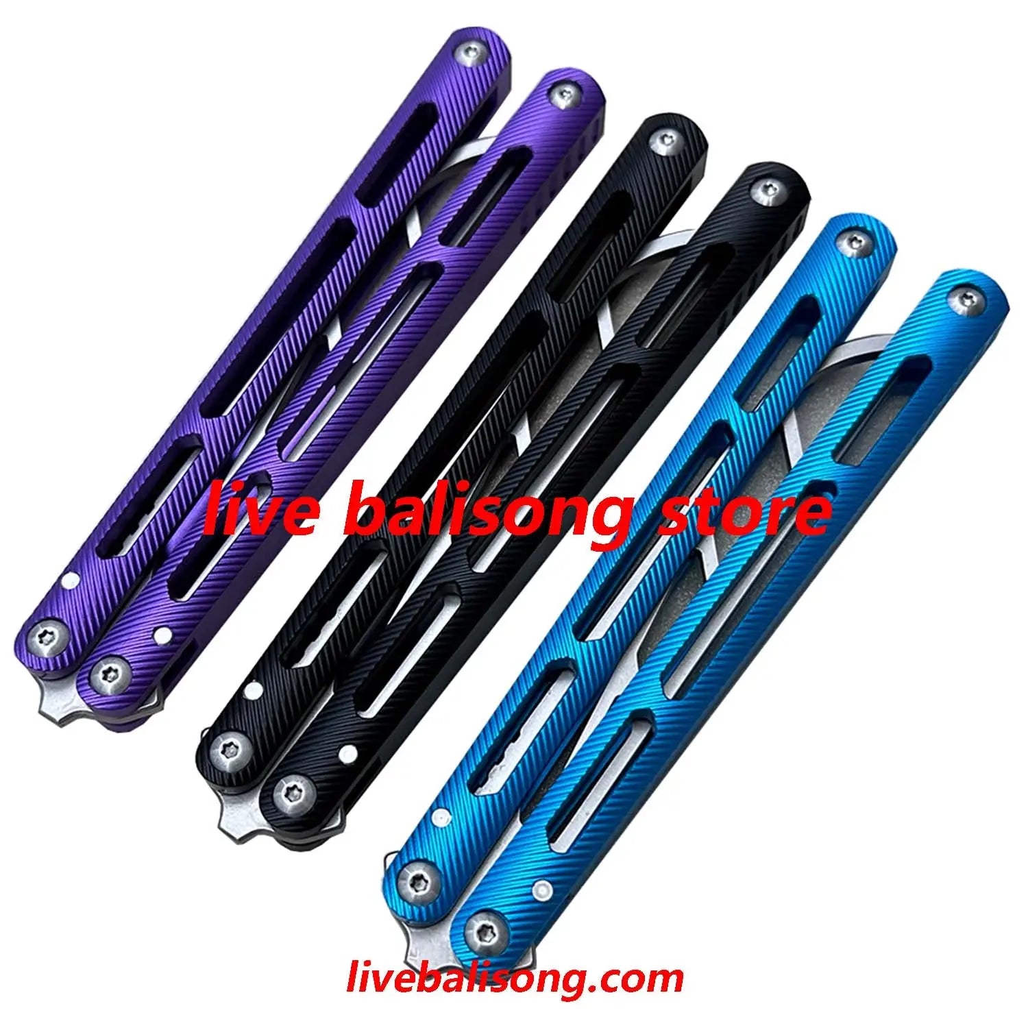 TOUCH TIMES Tsunami Balisong TrainerClone 7075 Aluminum Handle livebalisong