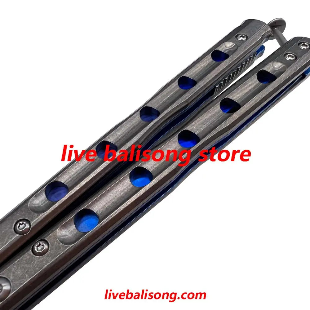 Theone BM51 V6 Balisong Clone Titanium Handle Bushing System livebalisong