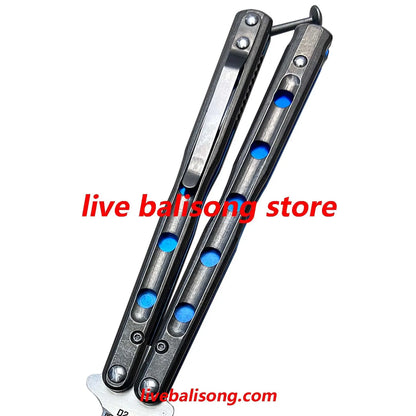 Theone BM51 V6 Balisong Clone Titanium Handle Bushing System livebalisong