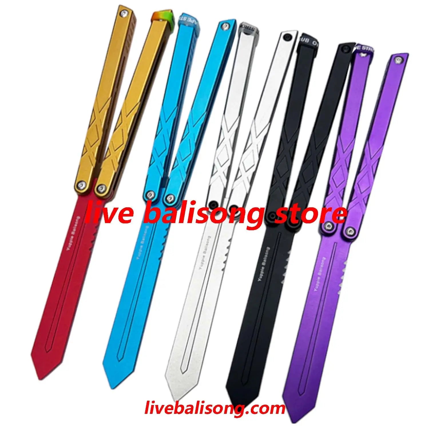 Yuppie Swordfish Balisong Trainer Clone 7075 Aluminum livebalisong